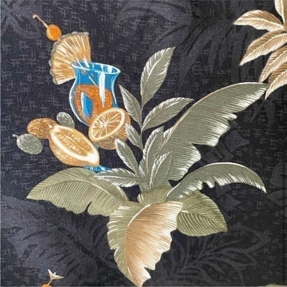 Croft&Barrow Casual Vacation Cocktail Short Sleeve Shirt XL - Picture 6 of 7